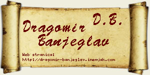 Dragomir Banjeglav vizit kartica
